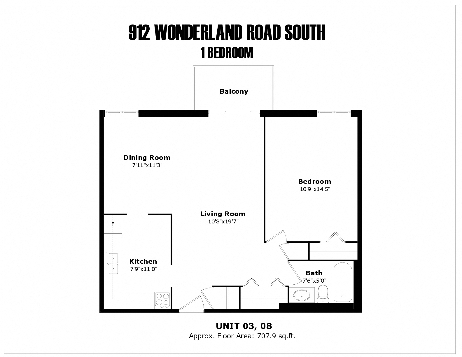 910-912, 918-922 Wonderland Road 1-3 Beds Apartment for Rent - Photo Gallery 21